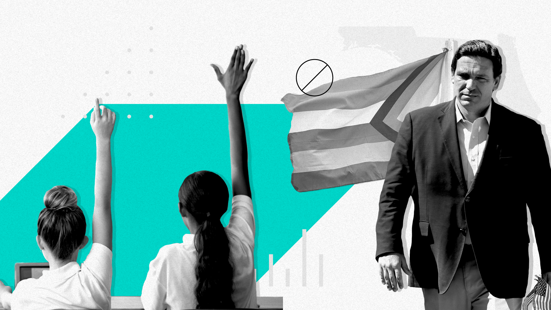 Graphic conveying LGBTQ politics