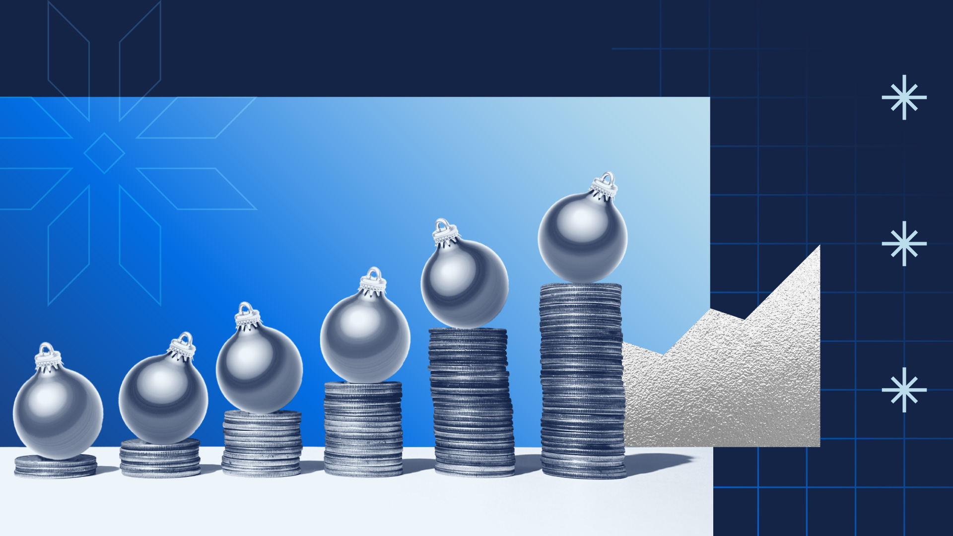 Graphic conveying retail holiday shopping trends and costs.