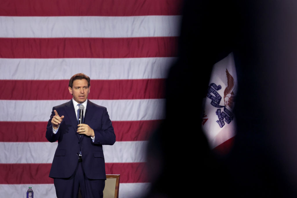 Florida Governor Ron DeSantis Speaks At The Freedom Blueprint In Iowa